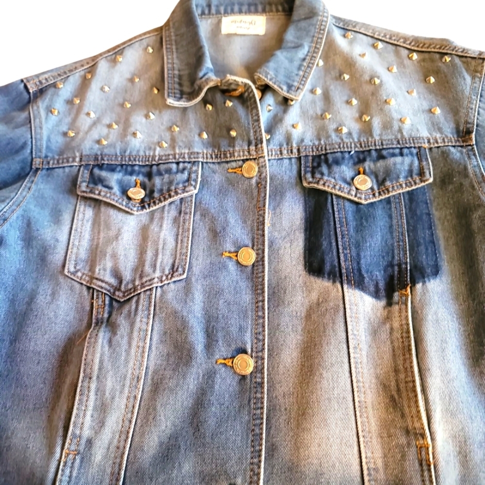Midnight Muse Denim Jacket Sz Medium - Picture 3 of 5